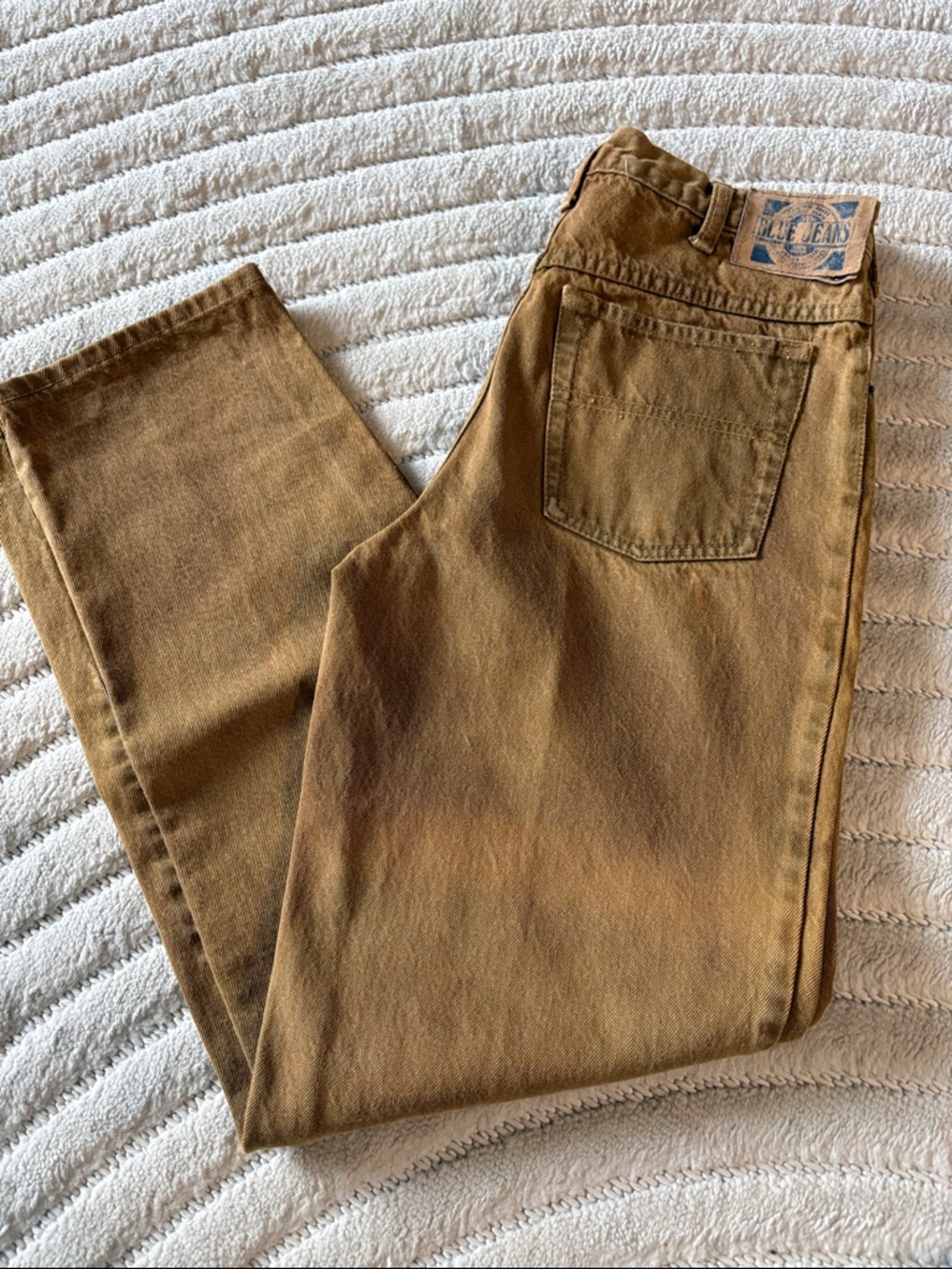Tan Brown denim Jeans